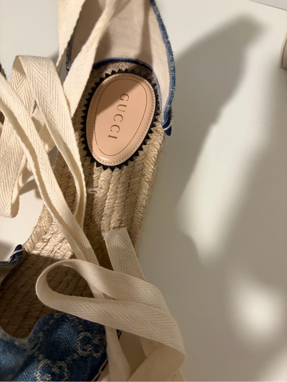 Gucci Women's Denim Espadrilles - Picture 4 of 8